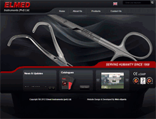 Tablet Screenshot of elmedinst.com
